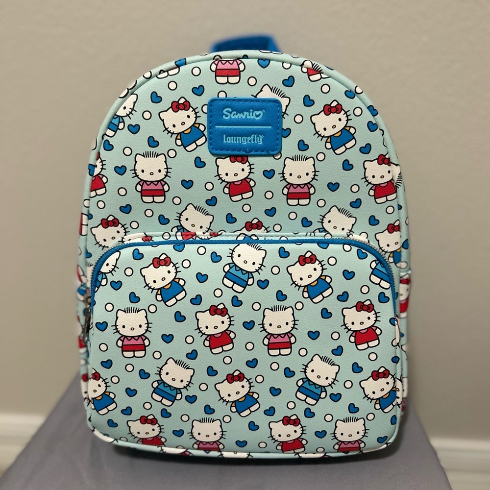 Loungefly Light Blue Hello Kitty Kids Backpack
